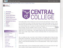 Tablet Screenshot of centralcollege.edu.au